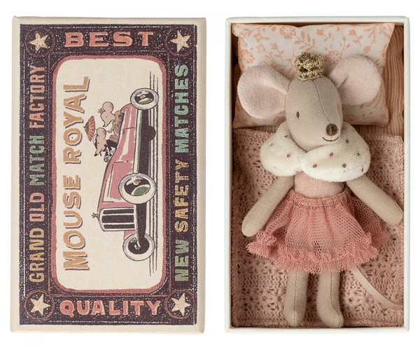 Royal Little Sister Princess Mouse in Matchbox