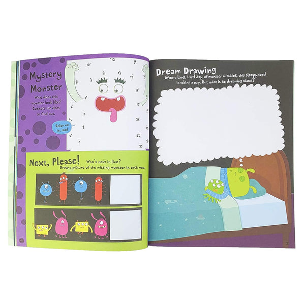 2000 Stickers Monsters Activity Book