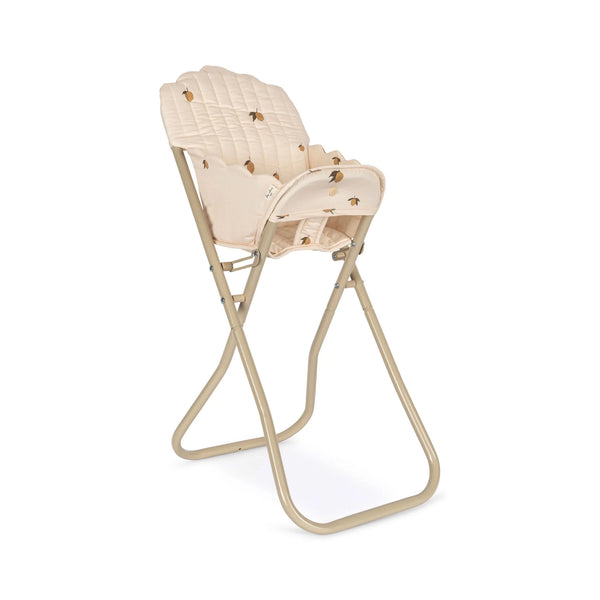 Doll High Chair in Lemon Print