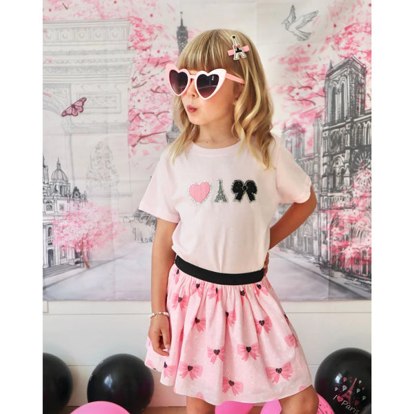 J'Adore Paris Patch Short Sleeve T-Shirt