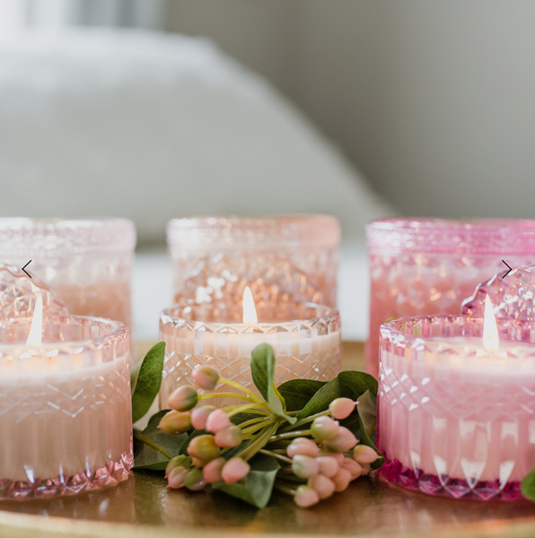 Pink Chiffon 15oz Shimmer Candle