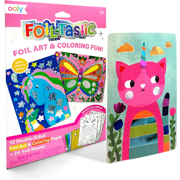 Foil-tastic Foil Art & Coloring Set - Whimsical World
