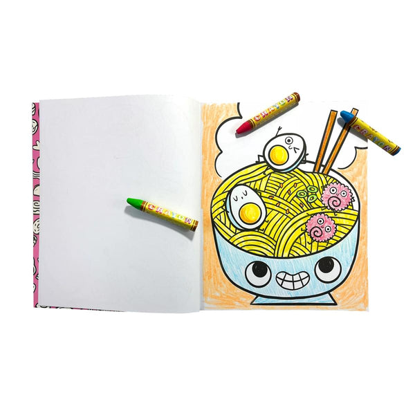 Color-in' Book Coloring Book - Happy Snacks