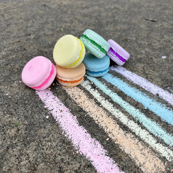 Petite Macarons Handmade Sidewalk Chalk