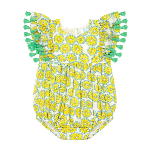 Anna Romper Citrus Yellow