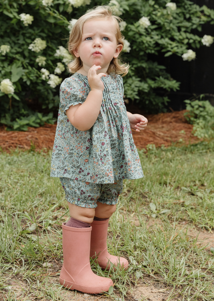 Lottie Top in Wildflower Print