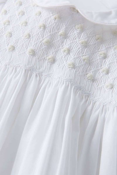 Christina Smocked Christening Gown