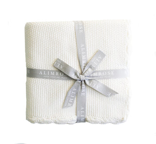 Knit Mini Moss Stitch Blanket