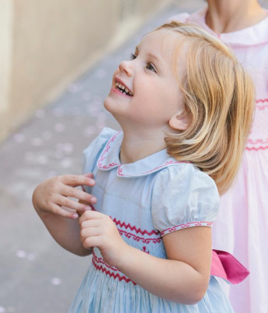 Princess Charlotte Sky Blue Dress Little Owly Princess Charlotte Sky Blue Dress Little Owly