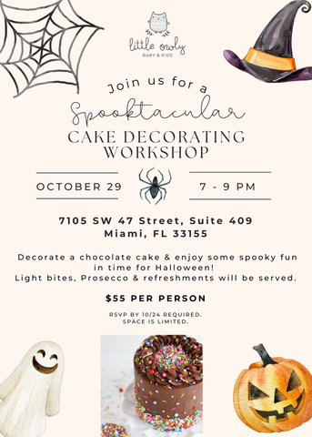 Halloween Cake Decorating Workshop