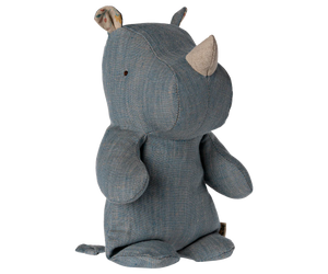 Small Rhino in Blue/Sand