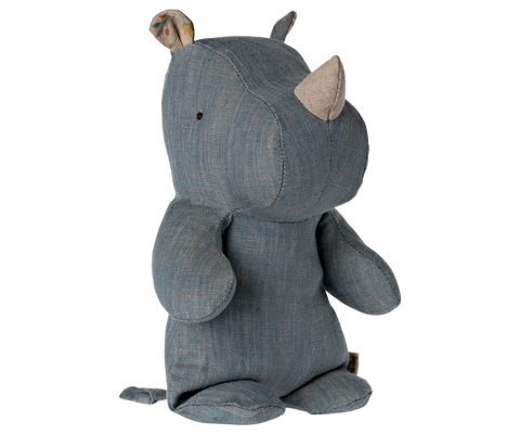 Small Rhino in Blue/Sand