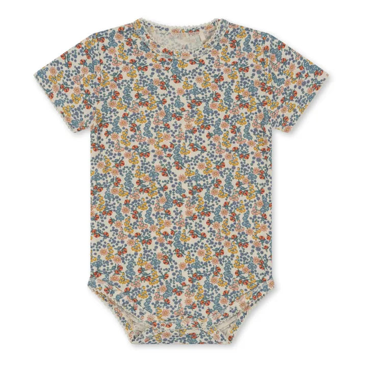 Short Sleeve Basic Baby Bodysuit