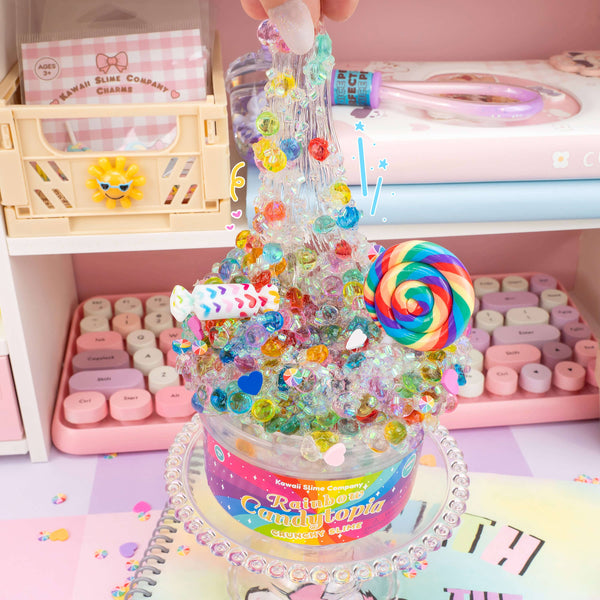 Rainbow Candytopia Crunchy Slime