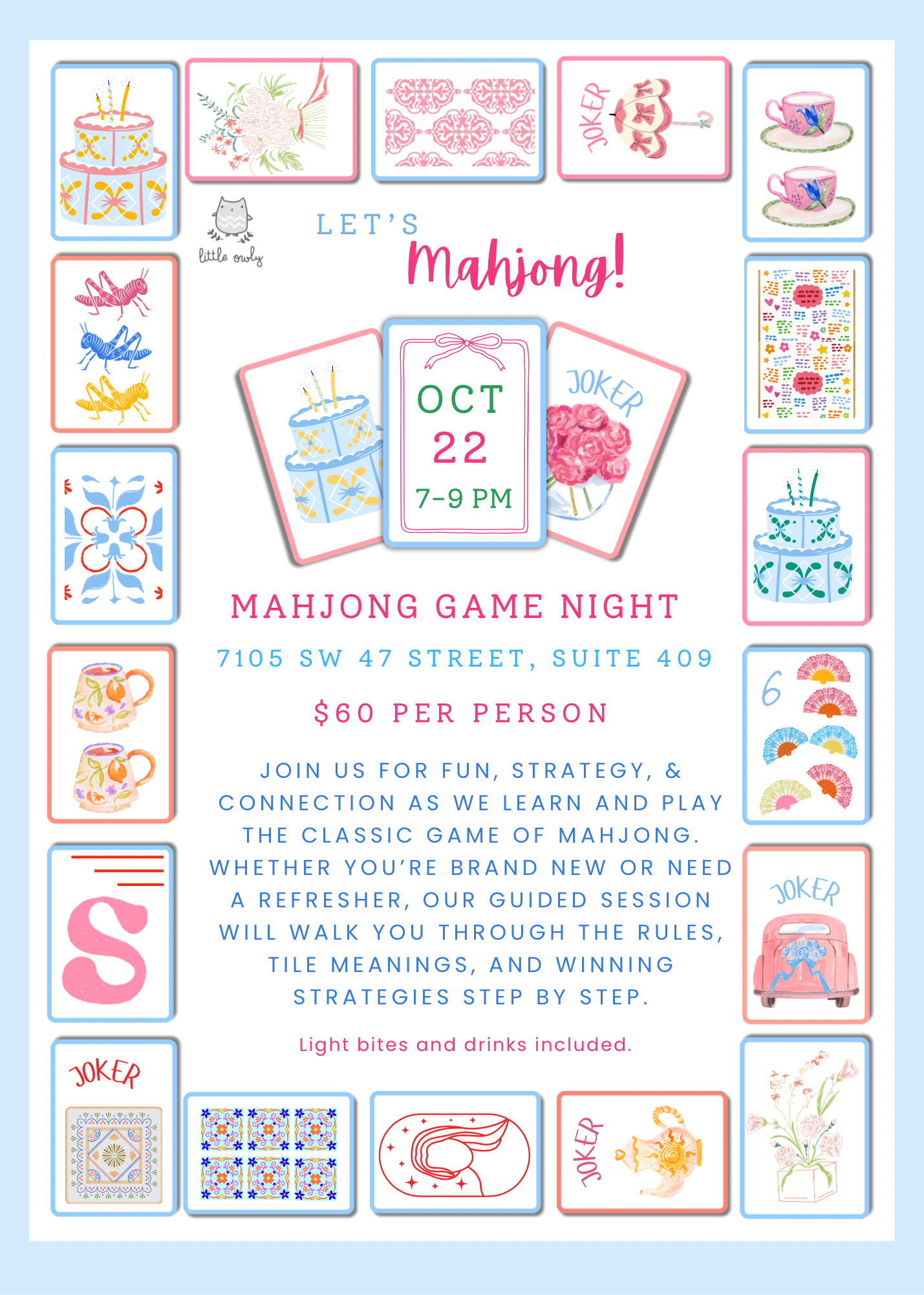 Mahjong Game Night - 10.22