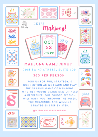 Mahjong Game Night - 10.22