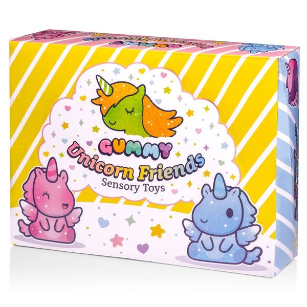 Gummy Unicorn Friends Sensory Squishy Toy