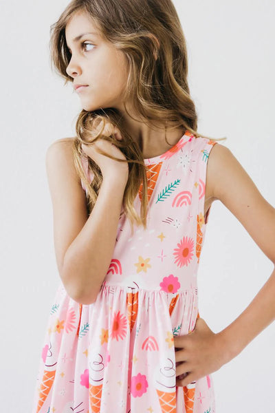 Ice Cream and Shout Tank Twirl Dress