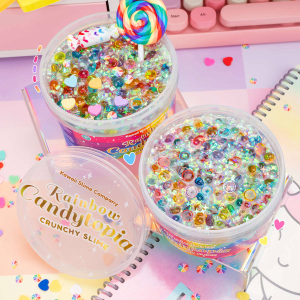 Rainbow Candytopia Crunchy Slime