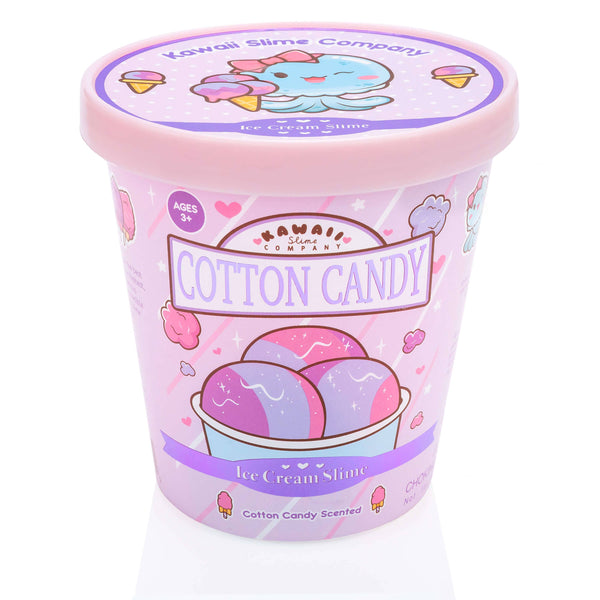 Cotton Candy Scented Ice Cream Pint Slime