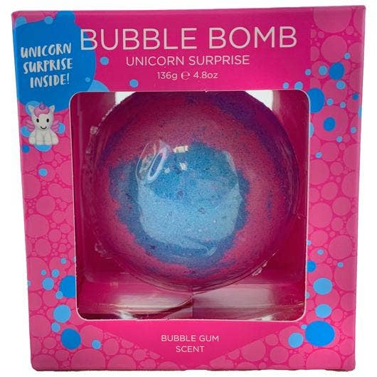 Unicorn Kids Bath Bombs with Toy Inside