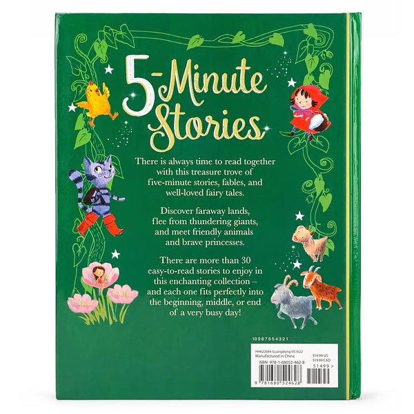 A Treasury of Five Minute Stories For Kids Book