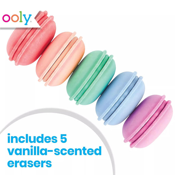 Le Macaron Pâtisserie Scented Erasers - Set of 5