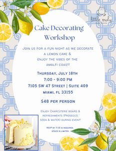 Cake Decorating Workshop