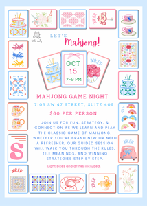 Mahjong Game Night - 10.15