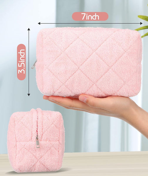 Quilted Embroidered Pouch
