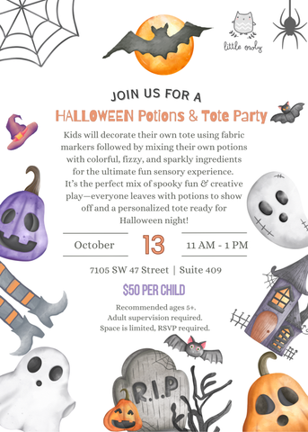 Potions & Tote Halloween Party