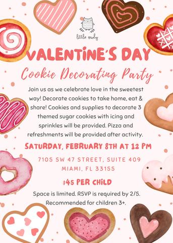 Valentine's Day Cookie Decorating Party