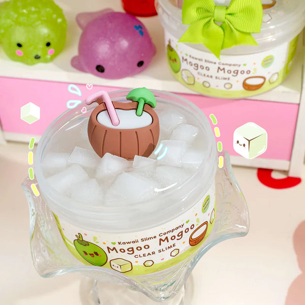 Mogoo Mogoo Coconut Jelly Cube Clear Slime