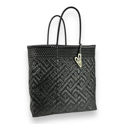 Maria Victoria Women's Medium Tote Bag in Glow Black