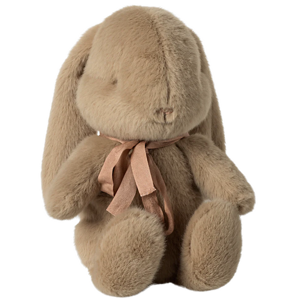 Small Dusty Brown Plush Bunny