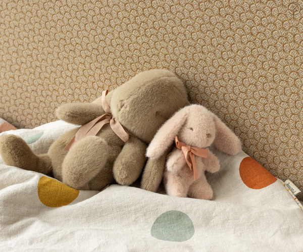 Small Dusty Brown Plush Bunny