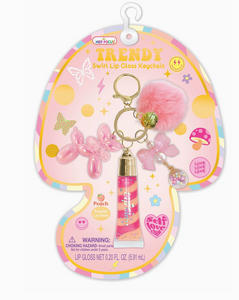 Good Day Trendy Lip Gloss and Keychain