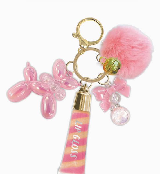 Good Day Trendy Lip Gloss and Keychain
