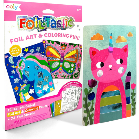 Foil-tastic Foil Art & Coloring Set - Whimsical World