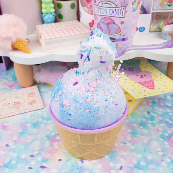 Cotton Candy Scented Ice Cream Pint Slime