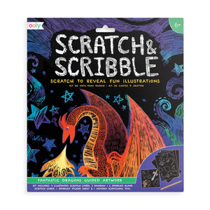 Fantastic Dragon Scratch and Scribble Scratch Art Kit