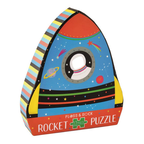 Rocket Shaped 12-Piece Puzzle