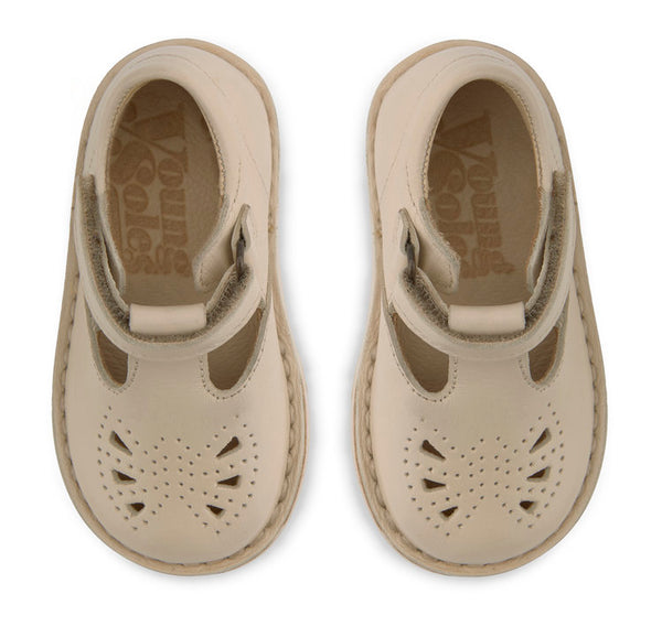 Poppy Baby Leather T-Bar Shoes - Little Owly