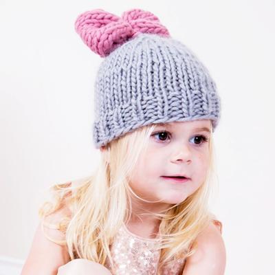 Minnie Bow Hat Knitting Kit - Little Owly