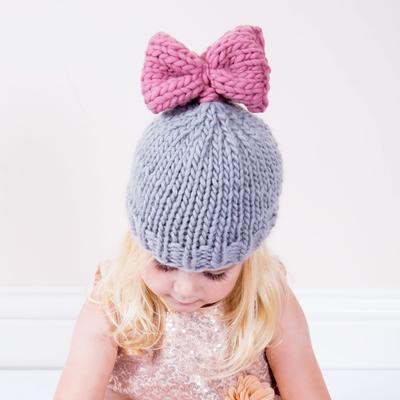 Minnie Bow Hat Knitting Kit - Little Owly