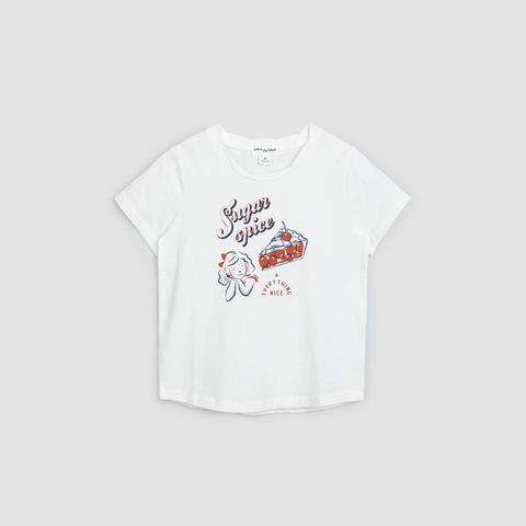 "Sugar & Spice" Off-White Girls' T-Shirt
