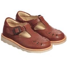 Rosie Child Leather T-Bar Shoe - Little Owly