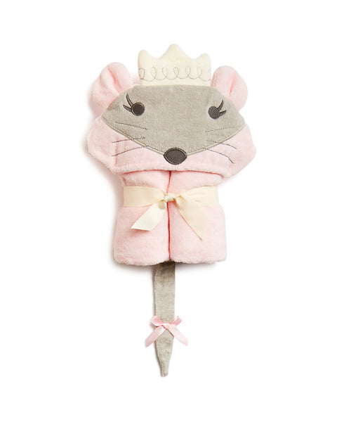 Princess Mouse Pink Bath Wrap - Little Owly