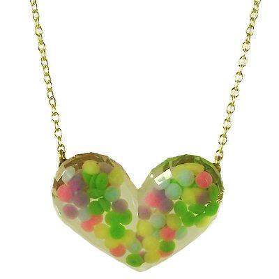 Dotty Heart Necklace - Little Owly