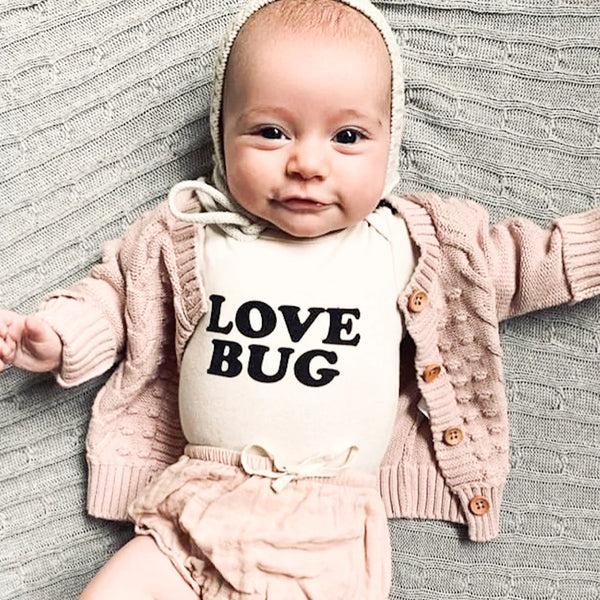 Love Bug Organic Cotton Onesie